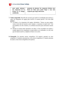 para  poder  plasmar
las  respuestas  de  la
lectura  en  el  tiempo
establecido. 
momento de plasmar las respuestas hicimos