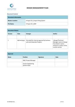 Development Project Filing System Design Management Plan Overview | PDF | Computers