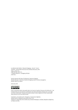 Lo editorial del diseño / Renato Echegaray… (et al.). -1a ed.-
Córdoba : Universidad Provincial de Córdoba Ediciones, 2018
12