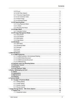 Contents 
 
 
User manual  
 
3 
3.2.9 Focus ................................................................................
