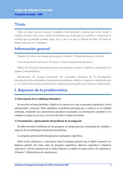 Guía para Proyecto de Tesis UNP | PDF | Teoría | Hipótesis