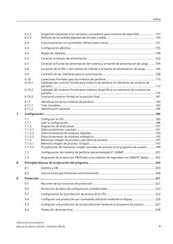 Índice
Sistema de automatización 
Manual de sistema, 09/2021, A5E03461184-AG 
9
6.2.2
Exigencias impuestas a los sensores y a