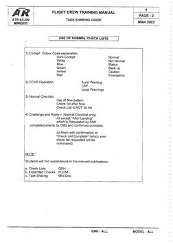 ATR 42-300 Minidoc | PDF