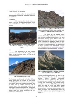 CIV0221-3 – Geology for Civil Engineers
5
TECHNOLOGY AVAILABLE
To further explore the geological folds,
here are some availab