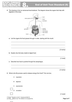 8a End of Unit Test Standard | PDF