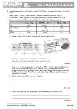 8a End of Unit Test Standard | PDF