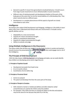 CTET Child Development & Pedagogy Notes | PDF | Teaching Method | Child ...