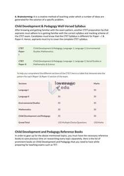 CTET Child Development & Pedagogy Notes | PDF | Teaching Method | Child ...