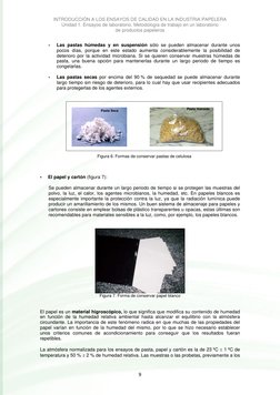 INTRODUCCIÓN A LOS ENSAYOS DE CALIDAD EN LA INDUSTRIA PAPELERA 
Unidad 1. Ensayos de laboratorio. Metodología de trabajo en u