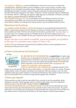 AL LEER LA BIBLIA, no estés indebidamente ansioso de cosas que no comprendas 
completamente. Alguien ha dicho que leer la Bib