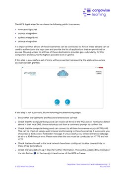 WiseCloud Connectivity and Troubleshooting Guide | PDF