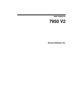 Pager 7950 User Manual | PDF | Menu (Computing) | Icon (Computing)