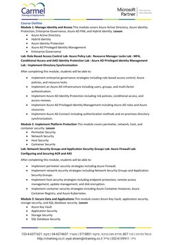 AZ-500: Azure Security Technologies Course | PDF | Security | Computer ...