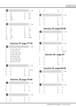 Primary 5 Quantitative Reasoning Answers | PDF | Computers | Technology ...