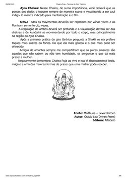 08/09/2020
Chakra Puja - Técnica do Giro Tântrico
www.espacoholistico.com.br/chakra_puja.htm
6/6
       Ajna Chakra: Nesse Ch