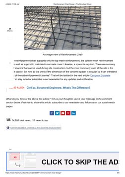 Reinforcement Chair Design - The Structural World | PDF | Buckling ...