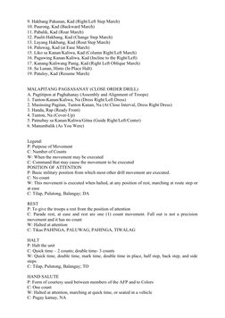 Scout Basic Commands and Drills | PDF | Foot | Scouting