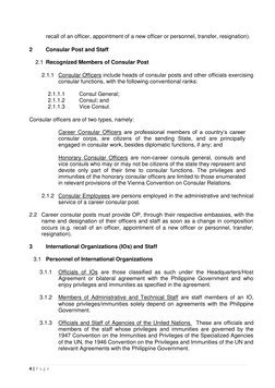 DFA Handbook on Privileges and Immunities | PDF | Diplomatic Rank ...