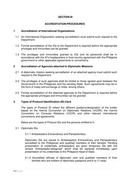 DFA Handbook on Privileges and Immunities | PDF | Diplomatic Rank ...
