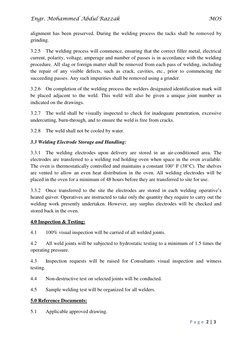 Chilled Water Pipe Welding Method Statement | PDF | Welding | Construction