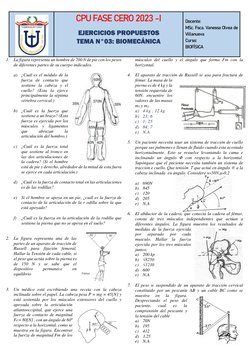 1. La figura representa un hombre de 700 N de pie con los pesos 
de diferentes partes de su cuerpo indicados. 
 
a) ¿Cuál es