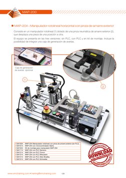 www.smctraining.com • training@smctraining.com
MAP-200
MAP-204 - Manipulador rotolineal horizontal con pinza de amarre exteri