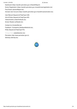 10/18/22, 12:59 PM
DL Services
https://sarathi.parivahan.gov.in/sarathiservice/envaction.do
3/3
Dashboard (https://sarathi.pa