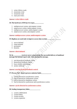 Distributed Computing Quiz Questions | PDF | Osi Model | Server (Computing)
