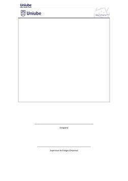 __________________________________________________
Estagiário
__________________________________________________
Supervisor d