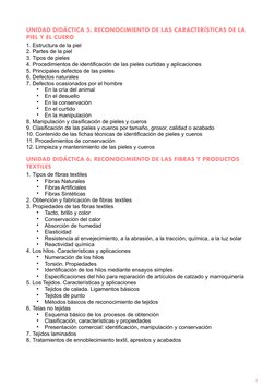 UNIDAD DIDÁCTICA 5. RECONOCIMIENTO DE LAS CARACTERÍSTICAS DE LA 
PIEL Y EL CUERO
1. Estructura de la piel
2. Partes de la pie