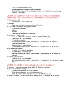 •
Tipos de ennoblecimiento textil
•
Operaciones de aprestos y acabados textiles
•
Características que confieren los tratamien