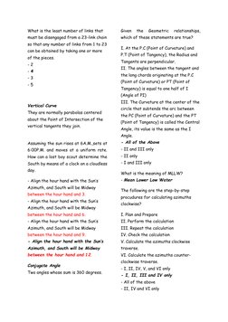 Mste Questions MSTE Past Board Exam Questions | PDF | Tangent | Wound