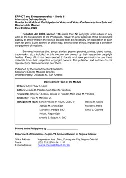 TLE ICT G6 Q4 Week4 | PDF | Videotelephony | Internet