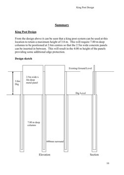 King Post Retaining Wall Design | PDF | Applied And Interdisciplinary ...
