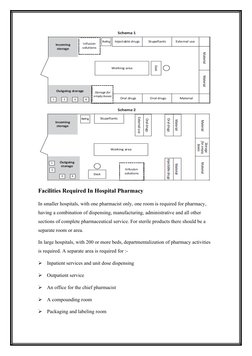 Hospital Pharmacy Layout and Design | PDF | Pharmacy | Medicinal Chemistry