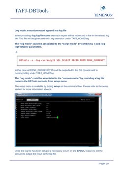 Tafj DB Tools User Guide | PDF | Command Line Interface | Boolean Data Type