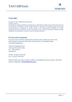 Tafj DB Tools User Guide | PDF | Command Line Interface | Boolean Data Type