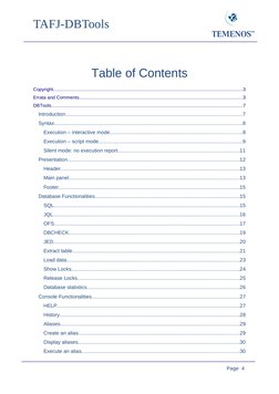 Tafj DB Tools User Guide | PDF | Command Line Interface | Boolean Data Type