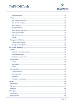 Tafj DB Tools User Guide | PDF | Command Line Interface | Boolean Data Type