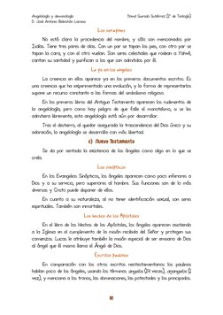 Angelología y demonología 
 
David Guirado Gutiérrez (2º de Teología) 
D. José Antonio Belinchón Lacasa 
10 
Los serafines 
N