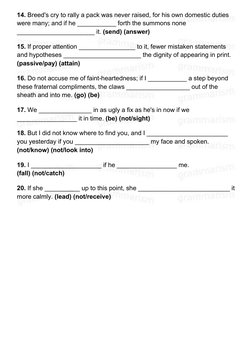 Breed's cry to rally a pack was never raised, for his own domestic duties
were many; and if he ___________ forth the summons