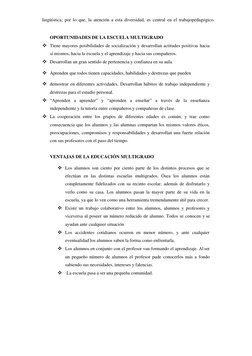 lingüística; por lo que, la atención a esta diversidad, es central en el trabajo pedagógico. 
 
OPORTU