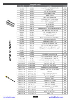 2 
www.foxeletro.com  (http://www.foxeletro.com/)
contato@foxeletro.com  (mailto:contato@foxeletro.com)
 
BICOS INJETORES