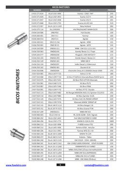 5 
www.foxeletro.com  (http://www.foxeletro.com/)
contato@foxeletro.com  (mailto:contato@foxeletro.com)
 
BICOS INJETORES