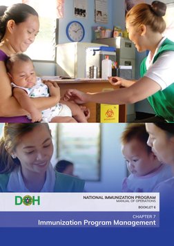 NIP Immunization Program Management Guide | PDF | Vaccines | Vaccination