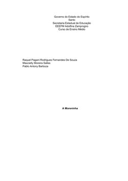 Governo do Estado do Espírito
Santo 
Secretaria Estadual de Educação 
EEEFM Adolfina Zamprogno 
Curso de Ensino Médio
