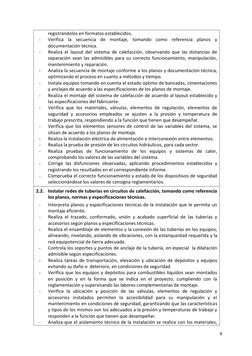 9 
 
registrándolos en formatos establecidos.   
- 
Verifica la secuencia de montaje, tomando como referencia planos y 
docum