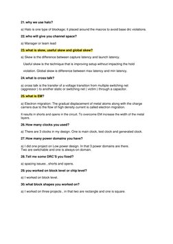 The Complete Physical Design Interview Guide.pdf Physical Design Interview Q&A Guide | PDF | Computing | Electricity