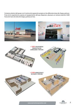 5
www.martechcorporation.com
Contamos dentro del grupo con 4 centros de reparación propios en las diferentes áreas de chapa y