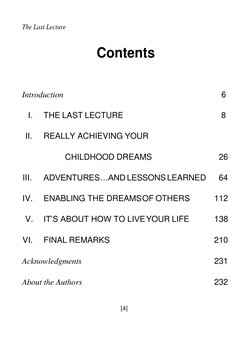 The Last Lecture by Randy Pausch | PDF